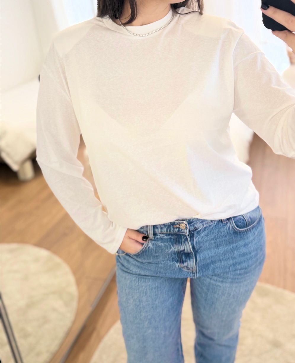 T-Shirt manche longue épaulettes JOEY